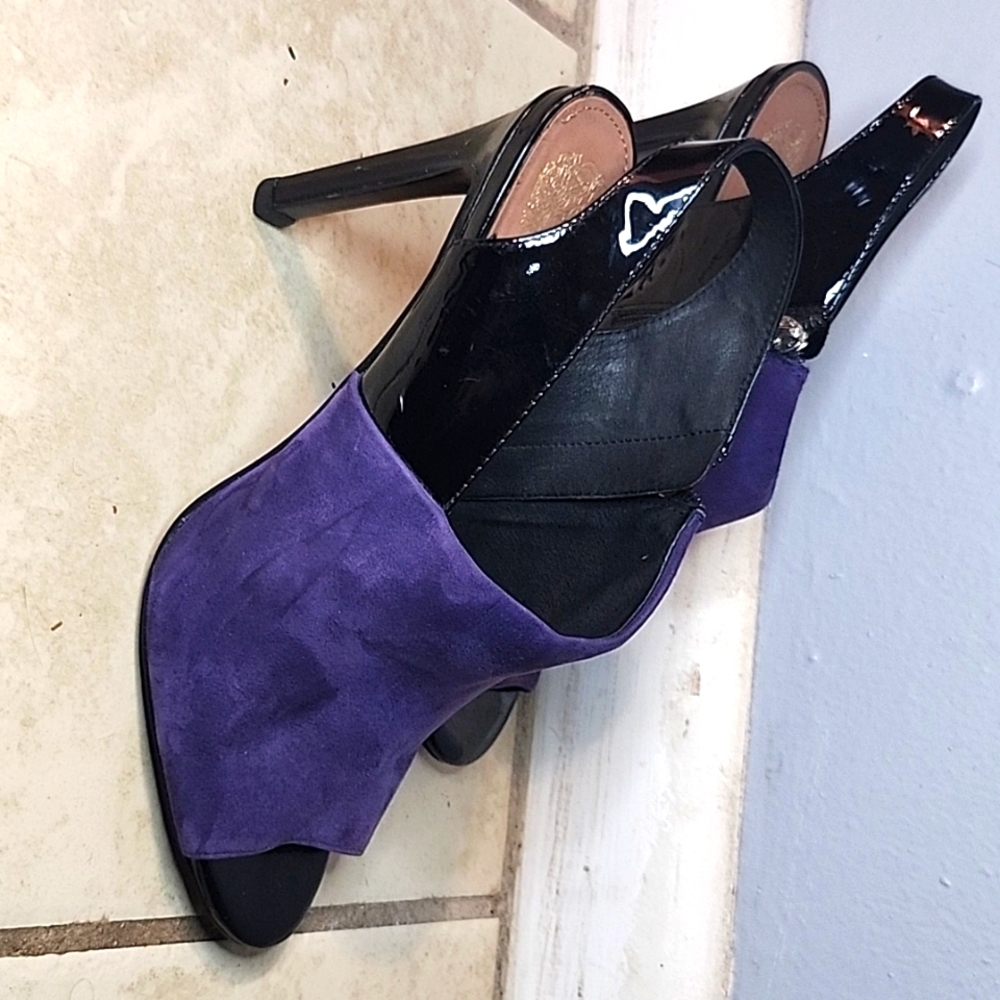 Plum Purple pump heels